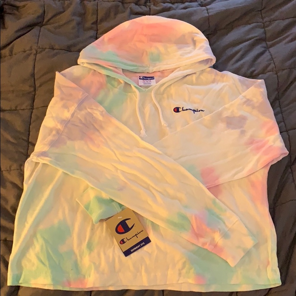 Champion cropped hoodie